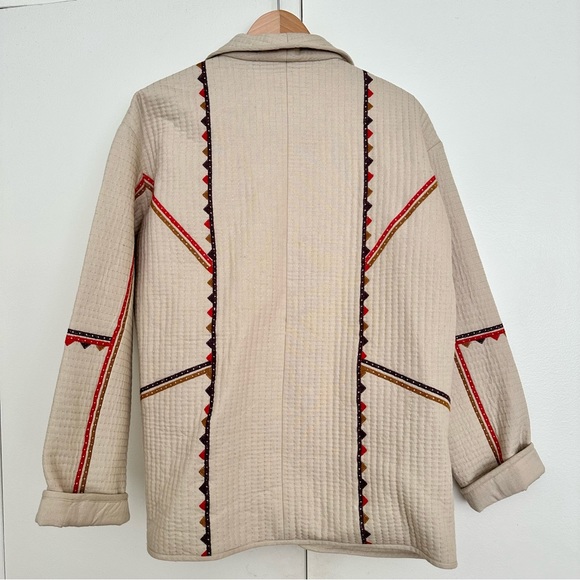 ba&sh Siago quilted embroidered jacket - Picture 6 of 9